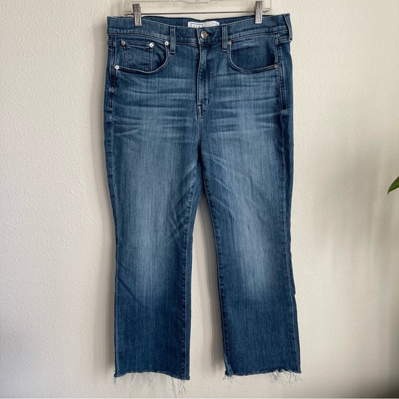 AYR The Bomb Pop Frayed Hem Denim Jeans - Picture 1 of 8